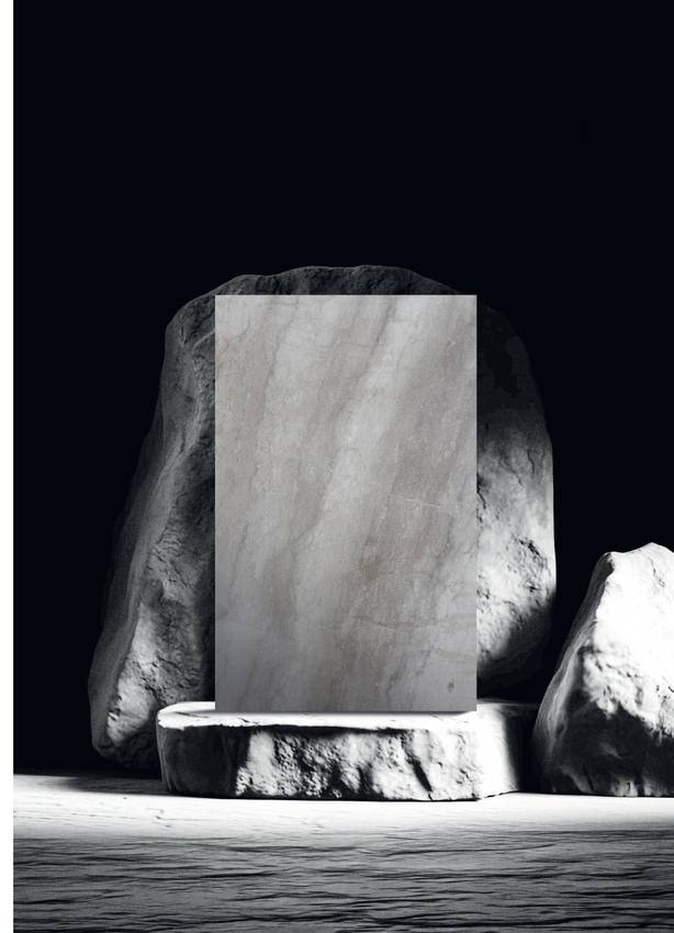 Silver Flow natural stone slab